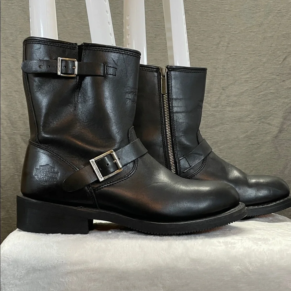 Harley-Davidson‎ Black Leather Boots